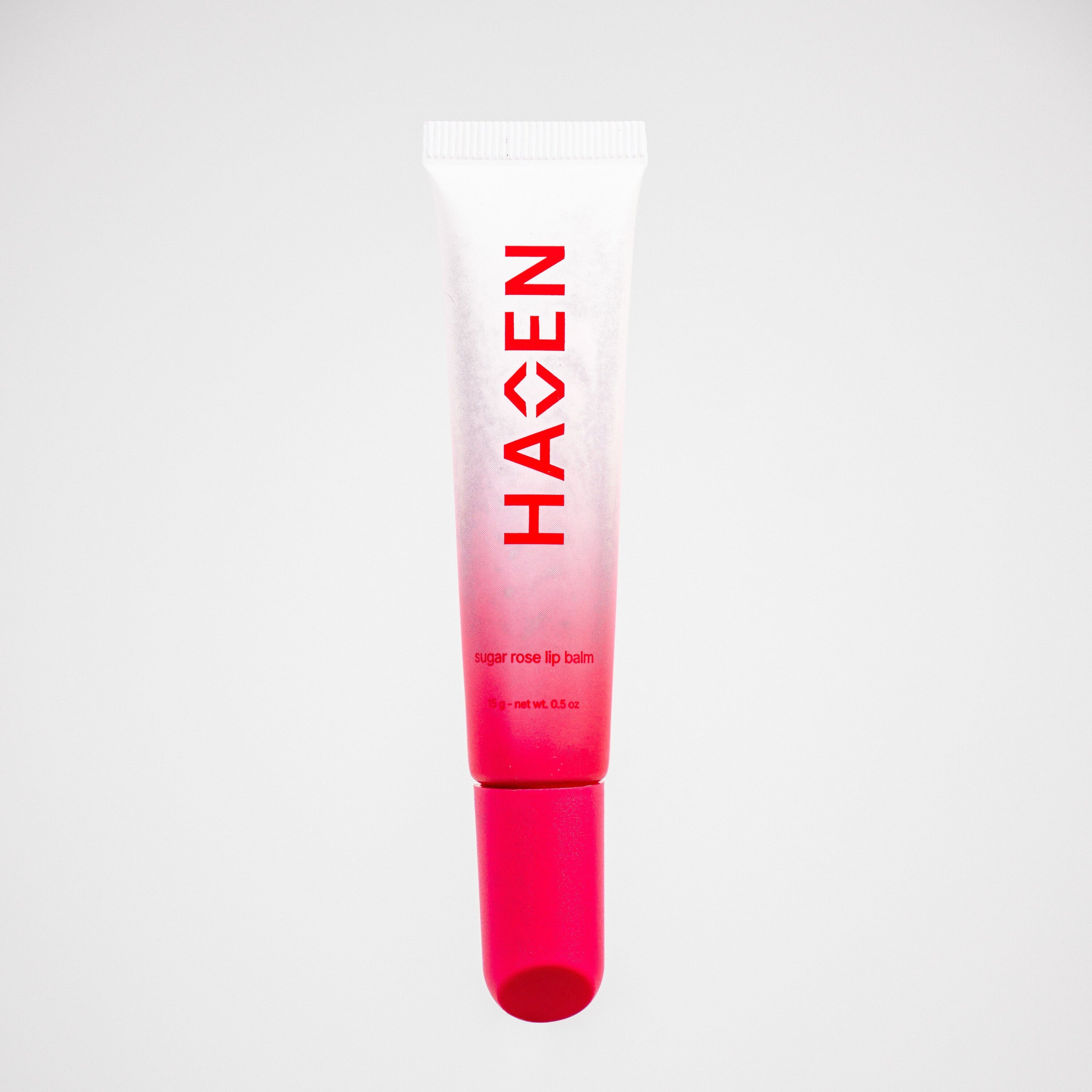 Natural sugar rose lip balm.